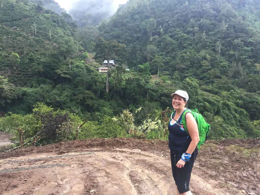 hiking up to the Run Like a Girl Adventure and Wellness Retreat in Costa Rica