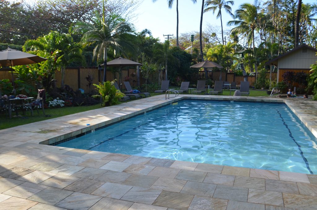 pool at the hanalei colony resort