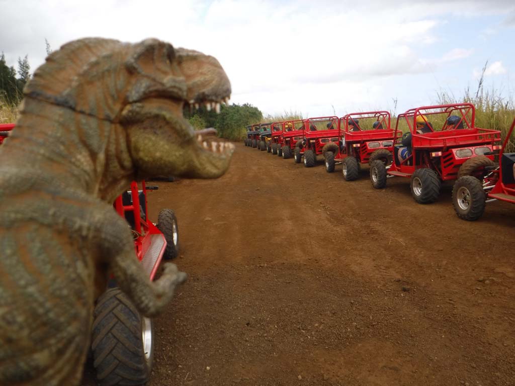 T-rex on the Kauai ATV tour