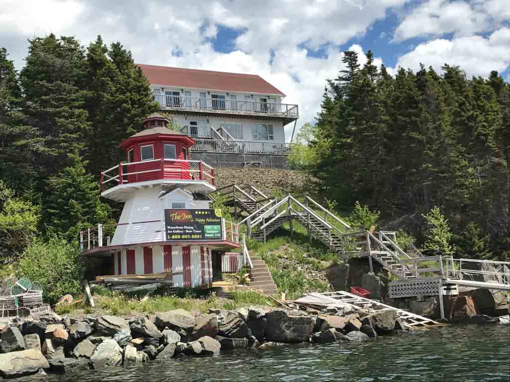 The Inn at Happy Adventure from our iceberg tours Newfoundland trip
