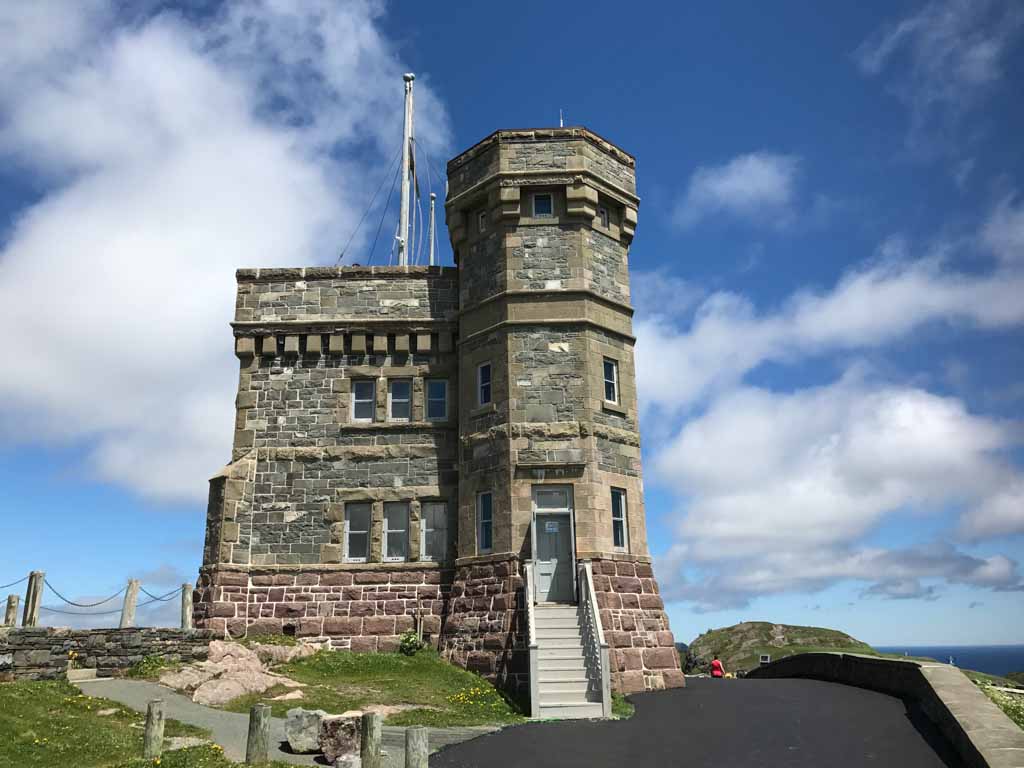 Castle at Signal Hill from our East Coast Canada road trip 