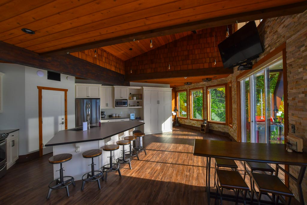 Kitchen at The Lodge At Harrison Lake